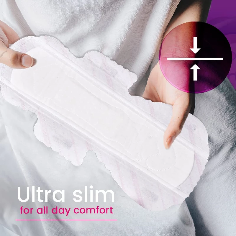 PINQ POLKA Premium Organic Soft Cotton Sanitary Pads, 10 Pads-4.webp